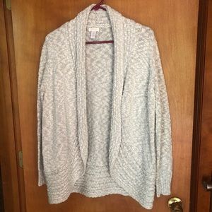 HAPPY NEW YEAR 🎉🥂 CHICO’S sweater metallic thread sweater jacket